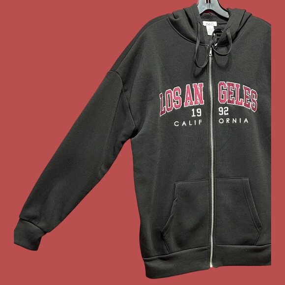 Rue 21 - Men's Long Sleeve Hooded Sweatshirt - Black - Medium - Picture 13 of 14